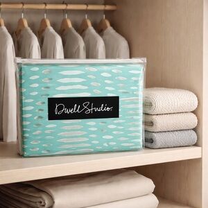 Dwell Studios Duvet Set Full/Queen Sheet Set with 2 Shams 200Thred Count Cotton